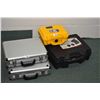 Image 1 : Lot of Four Luggage Style Cases Lot  of Four Luggage Style Gun Cases [ 2 aluminum - one black - one 