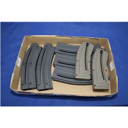 Tray Lot : Seven .22 LR Cal Long Mags Tray Lot : Seven . 22 LR Cal Cal Long Mags