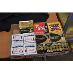 Shot gun shells and primers Selection of shot gun shells and Winchester primers for shot shell reloa