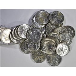 GEM BU ROLL 1962-D ROOSEVELT DIMES