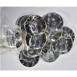 1968-D GEM BU ROLL KENNEDY HALF DOLLARS