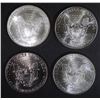Image 2 : 4-BU AMERICAN SILVER EAGLE 1 OUNCE SILVER COINS