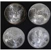 Image 2 : 4-BU ONE OUNCE AMERICAN SILVER EAGLES