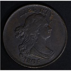 1805 HALF CENT AU/BU