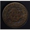 Image 2 : 1828 13 STARS HALF CENT XF+