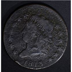 1813 LARGE CENT FINE CORROSION