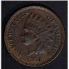 Image 1 : 1874 INDIAN CENT AU
