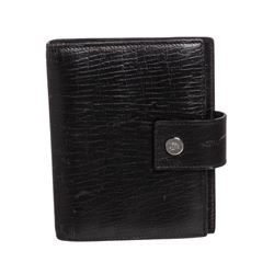 Gucci Black Textured Leather Small Agenda Cover