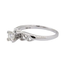 0.35 ctw Diamond Ring - 14KT White Gold