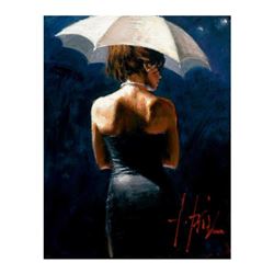 Woman with White Umbrella III by Perez, Fabian