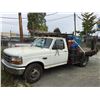 Image 1 : 1997 FORD F-350 XL WORK TRUCK, WHITE, GAS, MANUAL, VIN # 1FDJF37G1VEC19983, 75,400KMS, HAS