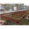 Image 1 : 20' X 8' SINGLE AXLE METAL TRAILER