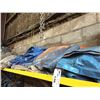 Image 1 : SHELF LOT OF ASSORTED TARPS