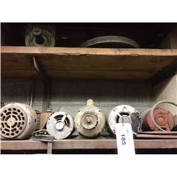 LOT OF ASSORTED ELECTRIC MOTORS, CONDITION UNKNOWN