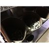 Image 3 : CONTENTS OF ENTIRE BOTTOM SHELF OF RACKING INC. BINS AND CONTENTS, BOLTS AND MORE