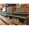 Image 1 : 4' X 20' EXTREMELY HEAVY DUTY STEEL WORK TABLE WITH 1/2'' STEEL PLATE SURFACE