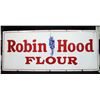 Image 1 : Very Large Vintage "Robin Hood Flour" Porcelain Sign