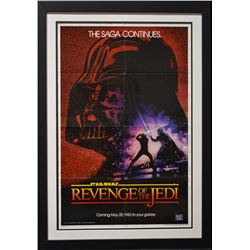 ORIGINAL "Revenge of the Jedi" (1983) 1-sheet Poster - Version 2 (Dated).
