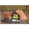 Image 1 : Misc Textiles Lot - Leather & tools
