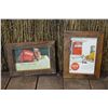 Image 1 : 2- Framed Coca-Cola Advertising