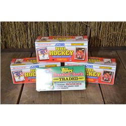 4 Boxes of (Unopened) Hockey Cards