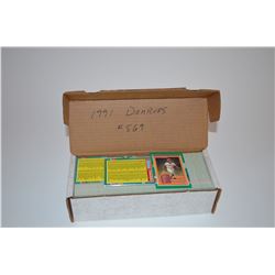Box - 1991 Donruss
