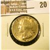 Image 1 : 1945 S Silver Washington Quarter, GEM BU 65.