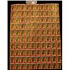 Image 1 : 1932 Original Sheet of Christmas Seals, slight amount of lower right corner damage.