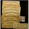 Image 1 : Twelve-Piece Set of College Currency.  1c, 5c, 25c, .50c, $2, $5, $10, $20, $100, $500, $1000, & $50
