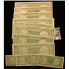 Image 1 : 12 Piece Set, which "Doc" had labeled as "Unlisted" College Currency. He had it valued at $175.00. D