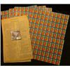 Image 1 : (4) Original Sheets of 1948 Christmas Seals. Some separation and slight damage.
