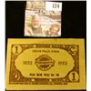 Image 1 : "One Wooden Nickel/Cedar Falls, Iowa/1852 Centennial 1952/Fun For You in '52…", rectangular.