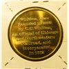 Image 2 : 1882-1982 Whitten, Iowa Centennial Brass Medal, 39mm, BU.