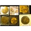 Image 1 : (5) Different Iowa Centennial Medals, all brass. Includes Newton, Shelby, Elberon, Aspinwall, & Keot
