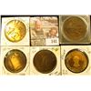 Image 1 : (5) Different Iowa Centennial Medals, all brass. Includes Stuart, Beaconsfield, Springville, Clarion