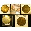 Image 1 : (4) Different Iowa Diamond Jubilee Medals, all brass. Includes Hibbing, Knoke, Ricketts, & Varina, I