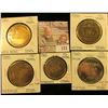 Image 1 : (5) Different Iowa Quasquicentennial Medals, Includes: West Bend, Victor, Ridgeway, Tipton, & Ricevi