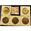Image 1 : (5) Different Iowa Centennial Medals, all brass. Includes Grand River, Earling,. Elk Horn, Dexter, &
