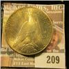 Image 2 : 1925 P U.S. Peace Silver Dollar, Choice Gem BU.