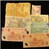 Image 2 : WW II Japanese Five Centavos Banknote; 1949 France 100 Francs; (2) different 20 Peso & (2) Similar F