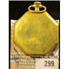 Image 2 : Elgin National Watch Company Men's Open face Pocket Watch with Engraved Oak Leaf design Silverode ca