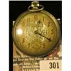 Image 1 : Vanburen Watch Co. 15 jewels open face silver-colored Pocket Watch, "SWISS", runs excellent. Open Fa