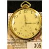 Image 1 : "G.M. Wheeler 17 Jewel" Elgin Watch Co. Open face Pocket Watch, movement no. 29886506, Star Case Wat