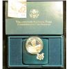 Image 1 : 1999 Yellowstone National Park Silver Proof Dollar in original box as issued. CDN bid is $32.00.