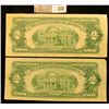 Image 2 : Series 1953 & 53B $2 U.S. Notes "Both Red Seal".