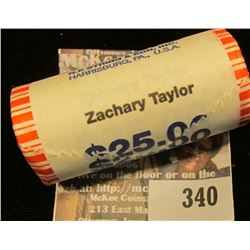 Solid Date Roll of Gem BU 2009 Zachary Taylor Presidential Dollars in Mint sealed wrapper. Believed 