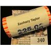 Image 1 : Solid Date Roll of Gem BU 2009 Zachary Taylor Presidential Dollars in Mint sealed wrapper. Believed 
