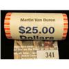 Image 1 : Solid Date Roll of Gem BU 2008 Martin Van Buren Presidential Dollars in Mint sealed wrapper. Believe