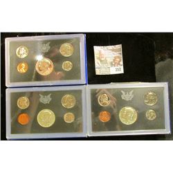 1968 S, 69 S, & 70 S Silver U.S. Proof Sets. All original as issued. CDN bid is $19.70.