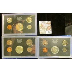 1968 S, 69 S, & 70 S Silver U.S. Proof Sets. All original as issued. CDN bid is $19.70.